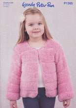 Load image into Gallery viewer, Wendy Peter Pan Chunky Knitting Pattern - Girls Jacket (P1305)