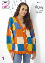 Load image into Gallery viewer, King Cole Chunky Knitting Pattern Ladies Cardigans (6122)