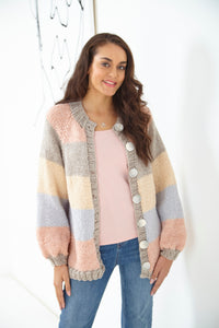 King Cole Chunky Knitting Pattern Ladies Cardigans (6122)