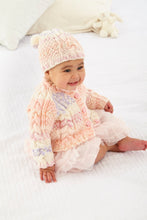 Load image into Gallery viewer, King Cole Knitting Pattern Cosy Aran Hat &amp; Cardigans (6178)