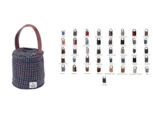 Load image into Gallery viewer, Harris Tweed 100% Pure New Wool Doorstop Cover with Leather Handle