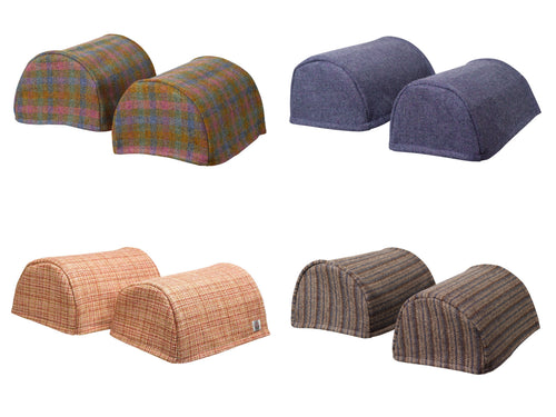 Harris Tweed Round Arm Caps (Various Colours)