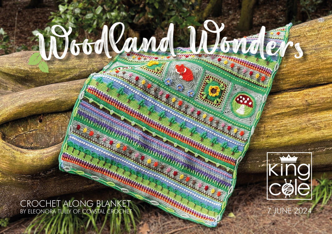 Woodland Wonders Crochet-Along (CAL) King Cole Big Value DK Yarn & Hook Pack