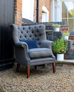 Ex Display Harris Tweed York Wing Chair