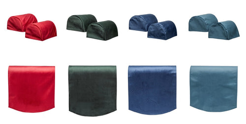 Velvet Round Arm Caps or Chair Backs