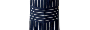 Navy Adult 100% Cotton Bib Apron with Pocket 60cm x 80cm