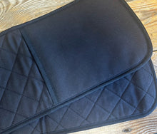 Load image into Gallery viewer, Double Oven Glove Plain Quilted Cotton Pot Holder – Black or Cream