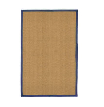 Load image into Gallery viewer, Natural Herringbone Weave Coir Rug or Runner with Coloured Border (7 Colours)