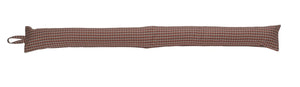 Coral & Grey Check Draught Excluder (5 Sizes)