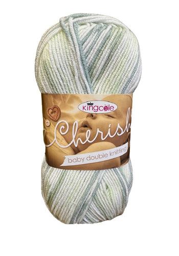 King Cole Cherish DK Low Pill Acrylic Baby Yarn 100g (Evergreen 3727)