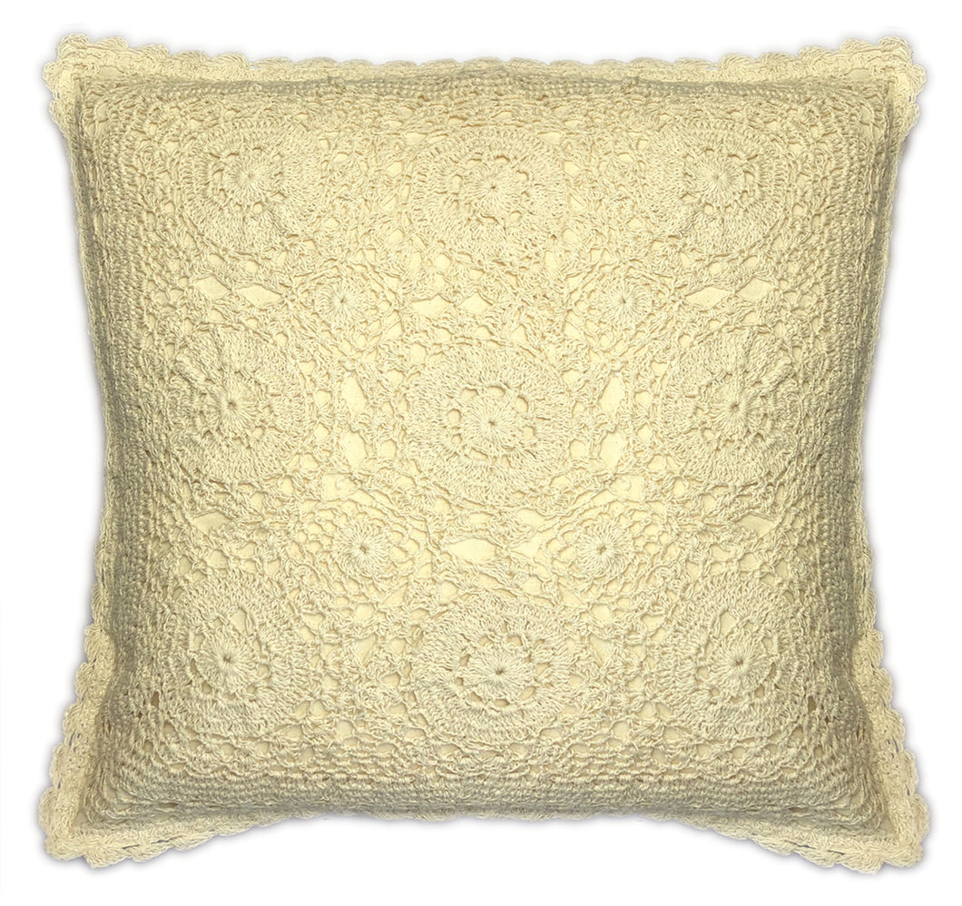 Skye Crochet Cushion Cover - 18
