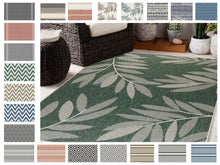 Load image into Gallery viewer, Duo Weave Outdoor or Indoor UV Resistant Rug (Various Designs)