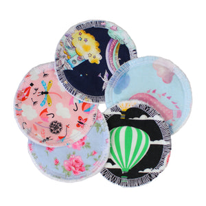 Upcycled Cotton & Towelling Reusable Make Up Face Wipes (Mixed Pack of 5 or 10)