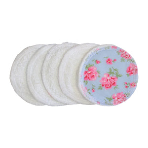 Upcycled Cotton & Towelling Reusable Make Up Face Wipes (Mixed Pack of 5 or 10)