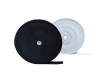 Load image into Gallery viewer, Elastic Spool Sewing Craft Reel 1 inch Wide 35m Roll - White or Black