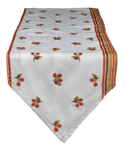 Flower Garland Christmas Table Runner (14" x 72")