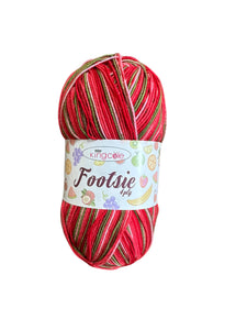 King Cole Footsie 4ply Yarn 100g Ball