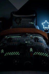 Gamer Glow in the Dark Duvet Set (2 Sizes)