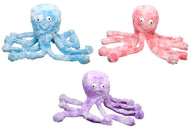 Gor Pets Squeaky & Crinkly Octopus Dog Toy (Various Colours & Sizes)