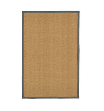 Load image into Gallery viewer, Natural Herringbone Weave Coir Rug or Runner with Coloured Border (7 Colours)