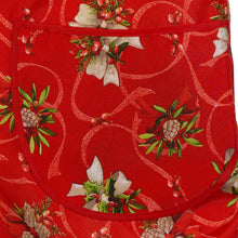 Load image into Gallery viewer, Christmas Holly &amp; Bow Pattern Apron (28&quot; x 30&quot;)