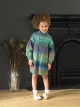 Load image into Gallery viewer, James Brett Knitting Pattern Double Knit Kids Sweater &amp; Dress (JB925)