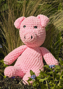 James Brett Chunky Crochet Pattern – Petunia Pig (JB937)