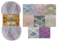 King Cole Drifter 4 Ply Knitting Yarn 100g Ball (Various Shades)