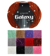 King Cole Galaxy DK Sequin Knitting Yarn 50g Ball (Various Shades)