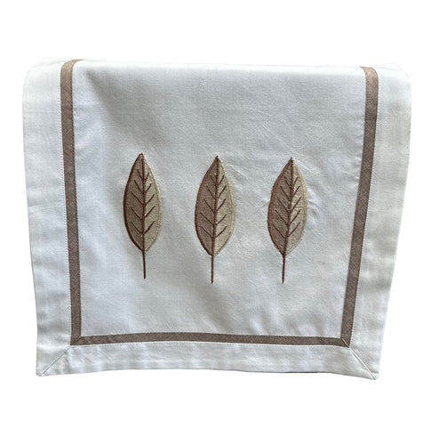 Leaf Pattern Table Runner 34cm x 80cm