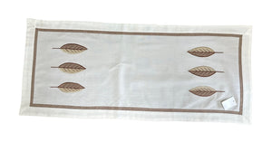 Leaf Pattern Table Runner 34cm x 80cm