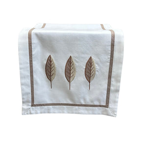 Leaf Pattern Table Runner 34cm x 80cm