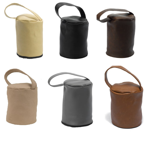 Leatherette Doorstop Cover with Handle (6 Colours)