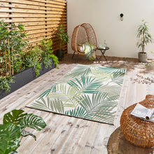 Load image into Gallery viewer, Miami Palm Leaves Outdoor Garden Rug (2 Sizes)