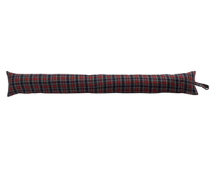 Black Stewart Mini Tartan Check Draught Excluder (6 Sizes)