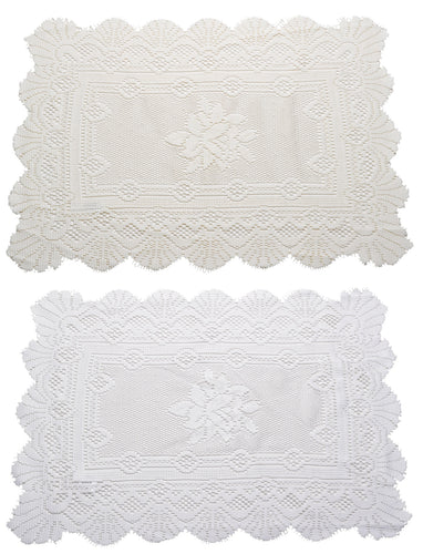 Monica Lace Pack of 2 Traycloths - 16