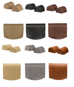 Leatherette Pair of Arm Caps or Chair Back (6 Colours)