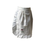 Load image into Gallery viewer, Poppy Embroidered Tea Waist Aprons