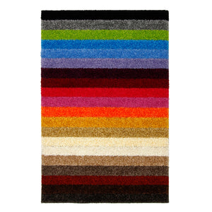 Linea Striped Area Machine Washable Rug or Runner (2 Colours)