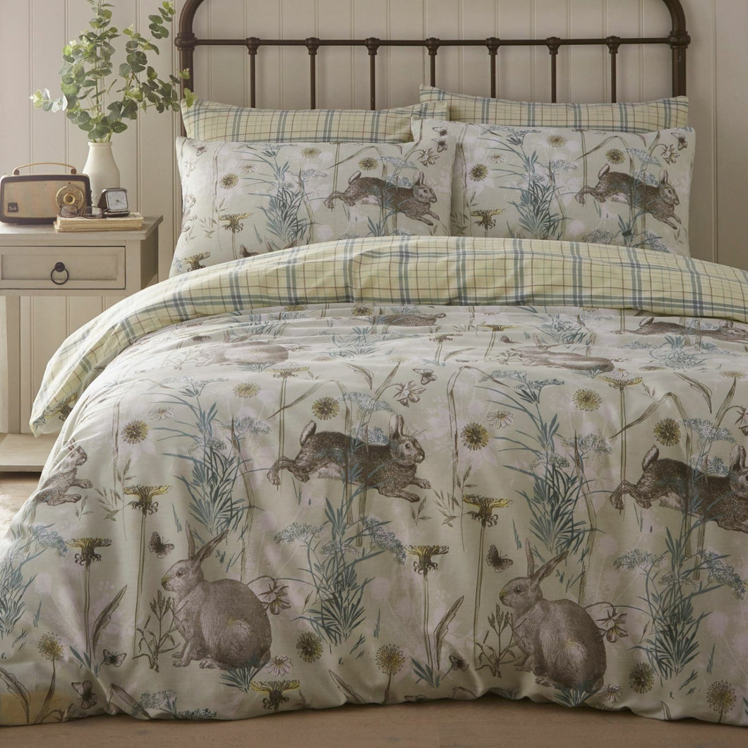 Rabbit Meadow Super King Duvet Set