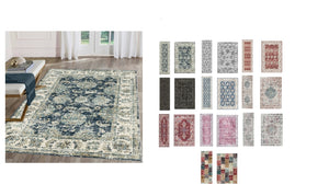 Silk Road Collection Oriental Inspired Statement Rug or Runner (Various Designs)