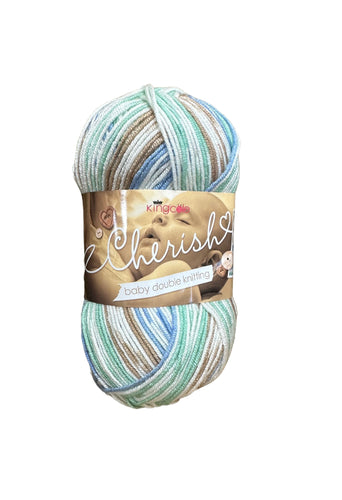 King Cole Cherish DK Low Pill Acrylic Baby Yarn 100g (Stream 1128)