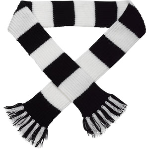 Striped Sports Scarf Kit - Knitting Pattern & Wool (Various Colours)