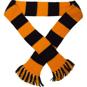 Striped Sports Scarf Kit - Knitting Pattern & Wool (Various Colours)