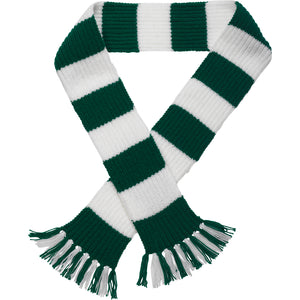 Striped Sports Scarf Kit - Knitting Pattern & Wool (Various Colours)