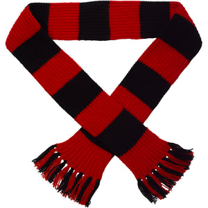 Striped Sports Scarf Kit - Knitting Pattern & Wool (Various Colours)