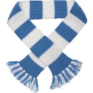 Striped Sports Scarf Kit - Knitting Pattern & Wool (Various Colours)