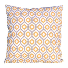 Load image into Gallery viewer, Yellow Abstract Pattern Outdoor Water Resistant Seat Pad, Cushion or Cover