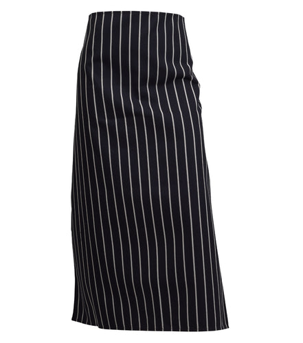 Woven Stripe Butchers Half Apron 1 / 5 Pack (Navy Blue)