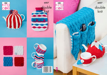 Load image into Gallery viewer, King Cole Double Knit Knitting Pattern - Home Accessories (6007)